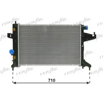 Radiateur, refroidissement du moteur FRIGAIR 0107.3118