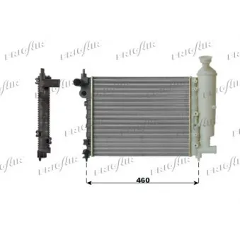 Radiateur, refroidissement du moteur FRIGAIR 0108.2067