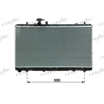 Radiateur, refroidissement du moteur FRIGAIR 0114.3038