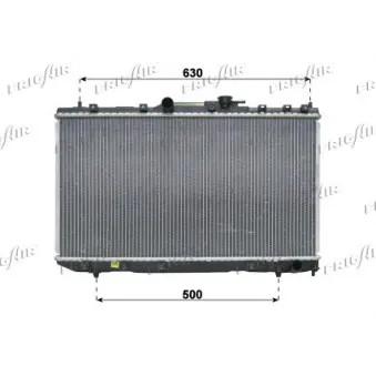 Radiateur, refroidissement du moteur FRIGAIR 0115.3007