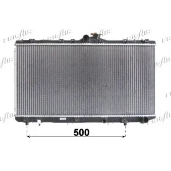 Radiateur, refroidissement du moteur FRIGAIR 0115.3134