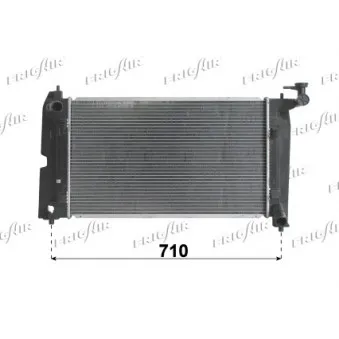 Radiateur, refroidissement du moteur FRIGAIR 0115.3140