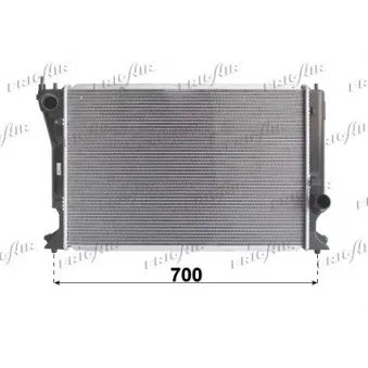 Radiateur, refroidissement du moteur FRIGAIR 0115.3141