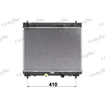 Radiateur, refroidissement du moteur FRIGAIR 0115.3174