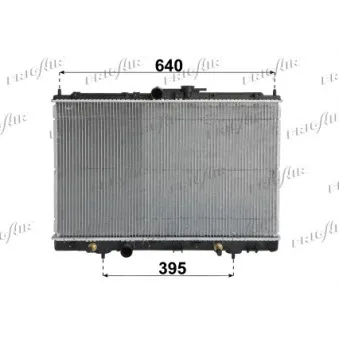 Radiateur, refroidissement du moteur FRIGAIR 0116.3028