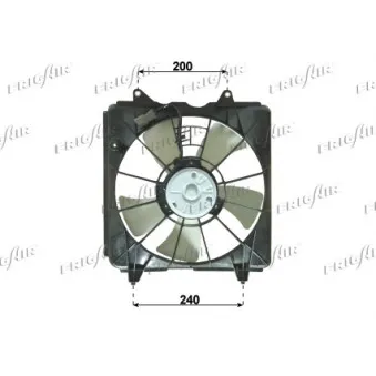 Ventilateur, refroidissement du moteur FRIGAIR 0519.2001