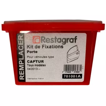 Kit de clip de fixation, carrosserie RESTAGRAF 701001A