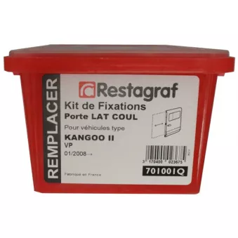 Kit de clip de fixation, carrosserie RESTAGRAF 701001Q