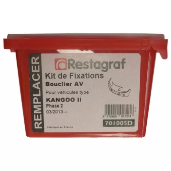 Kit de clip de fixation, carrosserie RESTAGRAF 701005D
