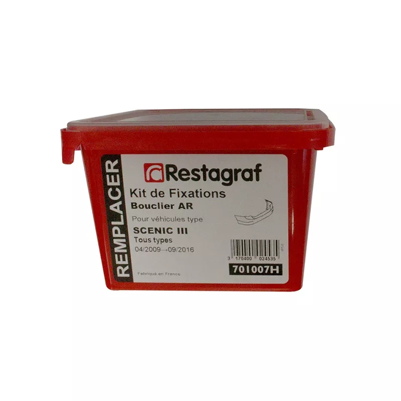 Kit de clip de fixation, carrosserie RESTAGRAF 701007H