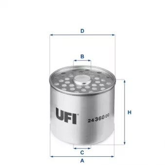 Filtre à carburant UFI