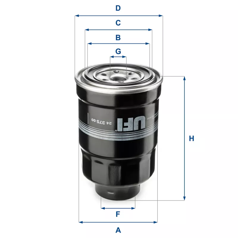 Filtre à carburant UFI 24.375.00