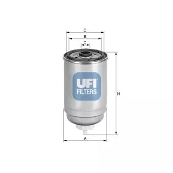 Filtre à carburant UFI 24.397.00