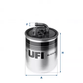 Filtre à carburant UFI 24.416.00