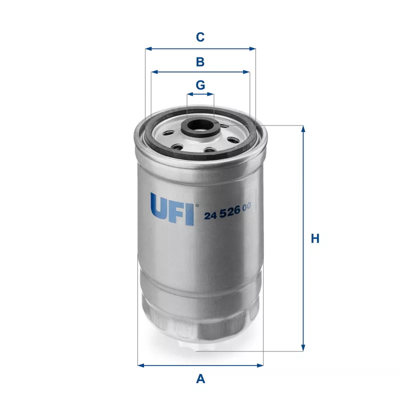 Filtre à carburant UFI 24.526.00