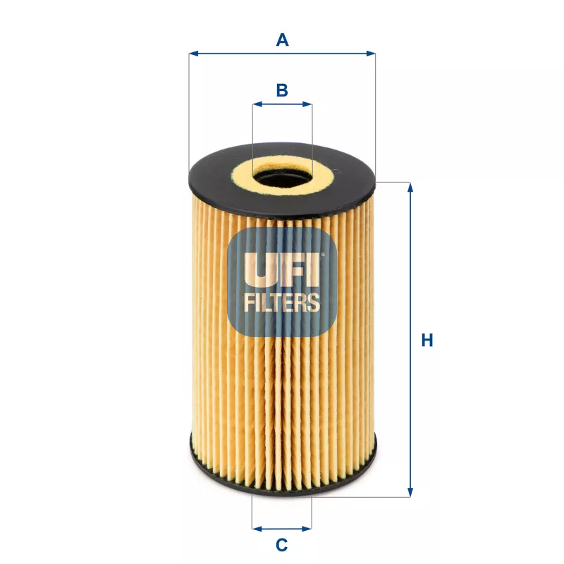 Filtre à huile UFI 25.106.00