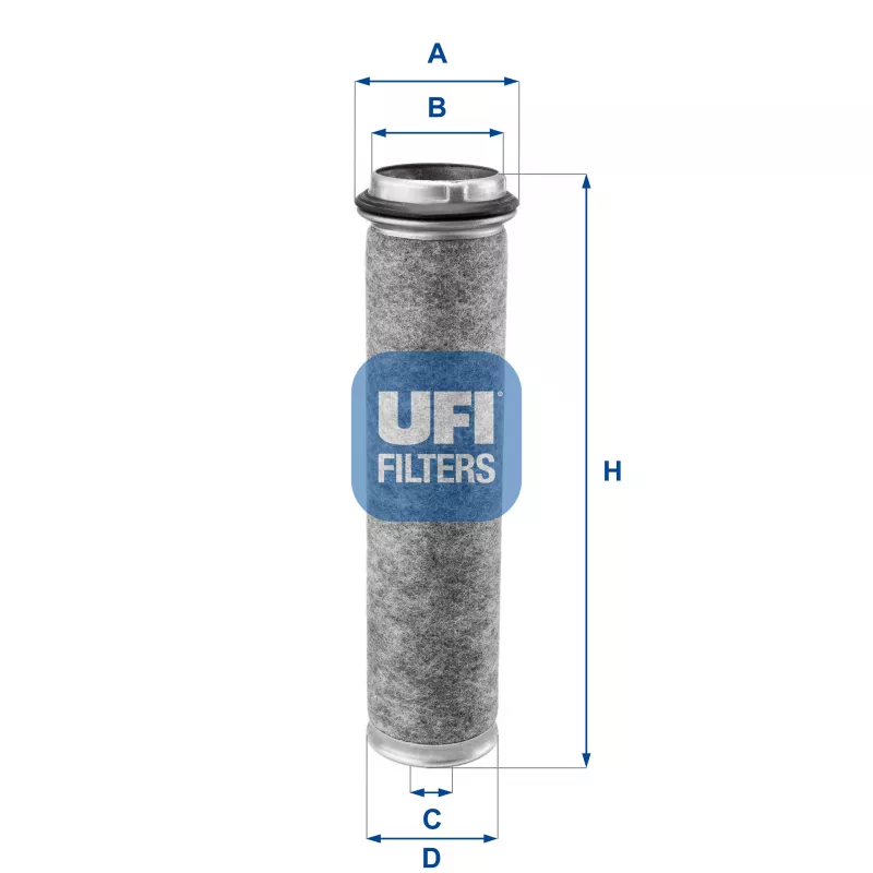 Filtre à air secondaire UFI 27.055.00