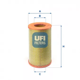 Filtre à air UFI 27.800.00