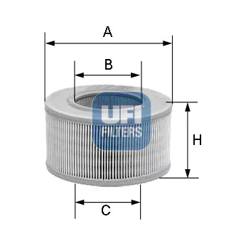 Filtre à air UFI 30.923.01