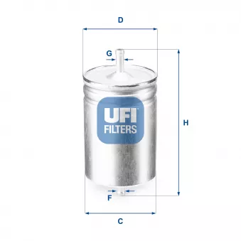 Filtre à carburant UFI 31.583.00