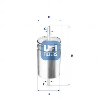 Filtre à carburant UFI