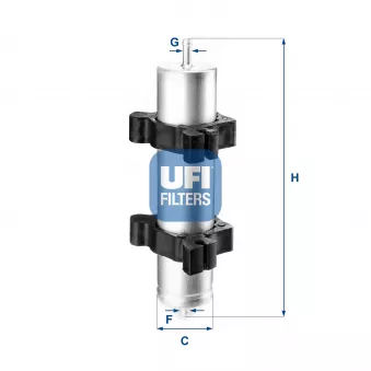 Filtre à carburant UFI 31.824.00