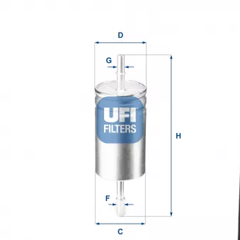 Filtre à carburant UFI 31.842.00