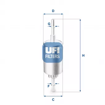 Filtre à carburant UFI 31.844.00