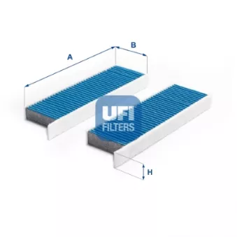 Filtre, air de l'habitacle UFI 34.404.00