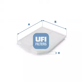 Filtre, air de l'habitacle UFI