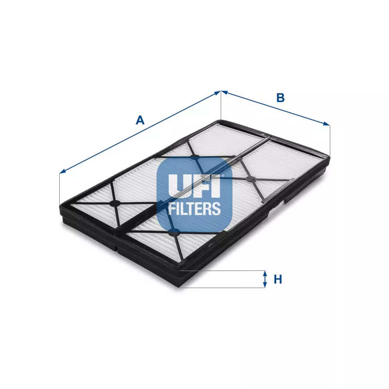 Filtre, air de l'habitacle UFI 53.114.00