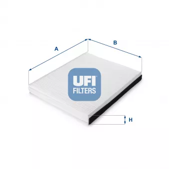 Filtre, air de l'habitacle UFI 53.189.00