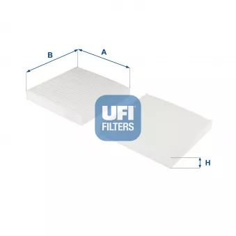 Filtre, air de l'habitacle UFI 53.251.00