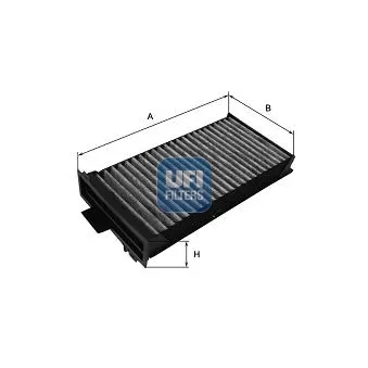 Filtre, air de l'habitacle UFI