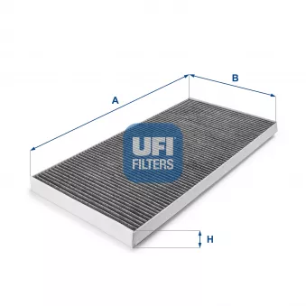 Filtre, air de l'habitacle UFI 54.128.00