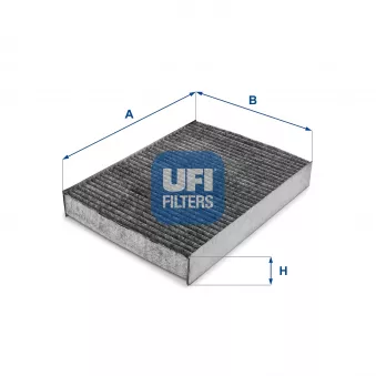 Filtre, air de l'habitacle UFI 54.234.00