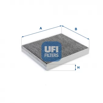 Filtre, air de l'habitacle UFI 54.238.00