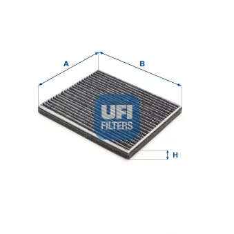 Filtre, air de l'habitacle UFI 54.264.00