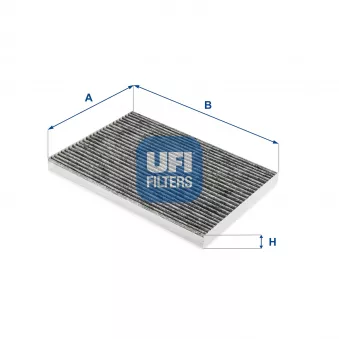 Filtre, air de l'habitacle UFI 54.268.00