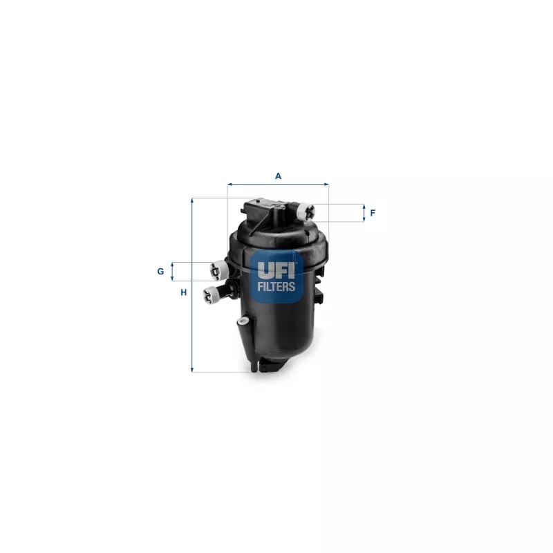 Boîtier, filtre de carburant UFI 55.084.00