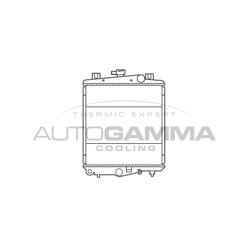 Radiateur, refroidissement du moteur AUTOGAMMA 100139
