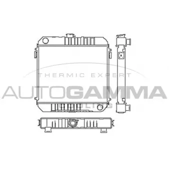 Radiateur, refroidissement du moteur AUTOGAMMA 100659