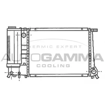 Radiateur, refroidissement du moteur AUTOGAMMA 101121