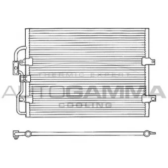 Condenseur, climatisation AUTOGAMMA 101706