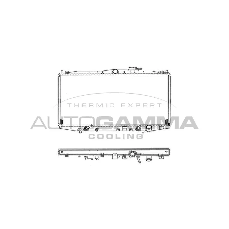 Radiateur, refroidissement du moteur AUTOGAMMA 102096