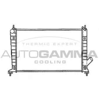 Radiateur, refroidissement du moteur AUTOGAMMA 102301