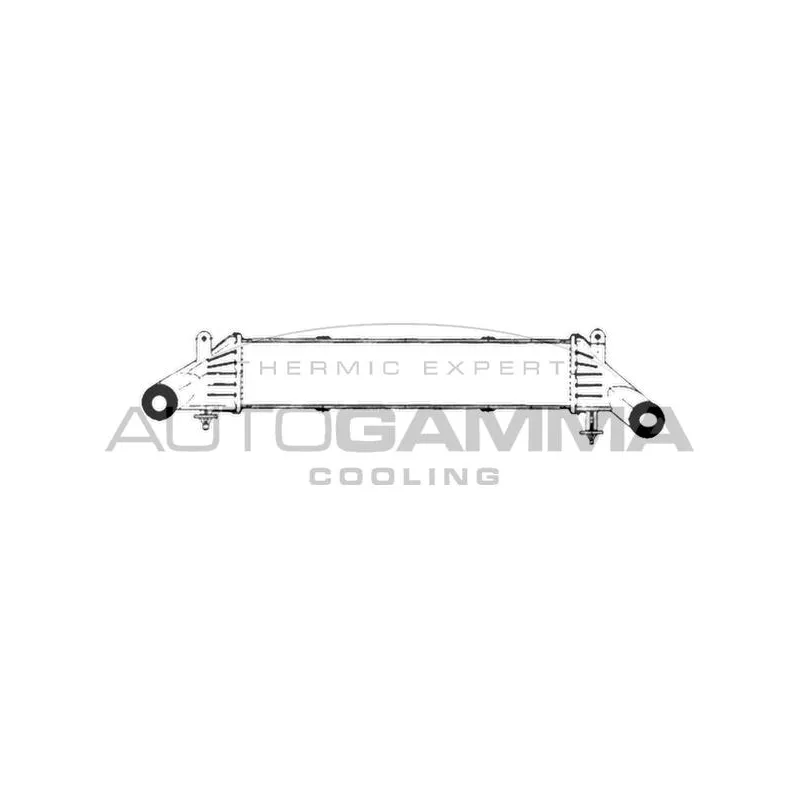 Intercooler, échangeur AUTOGAMMA 102413