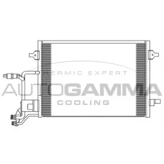 Condenseur, climatisation AUTOGAMMA 102420