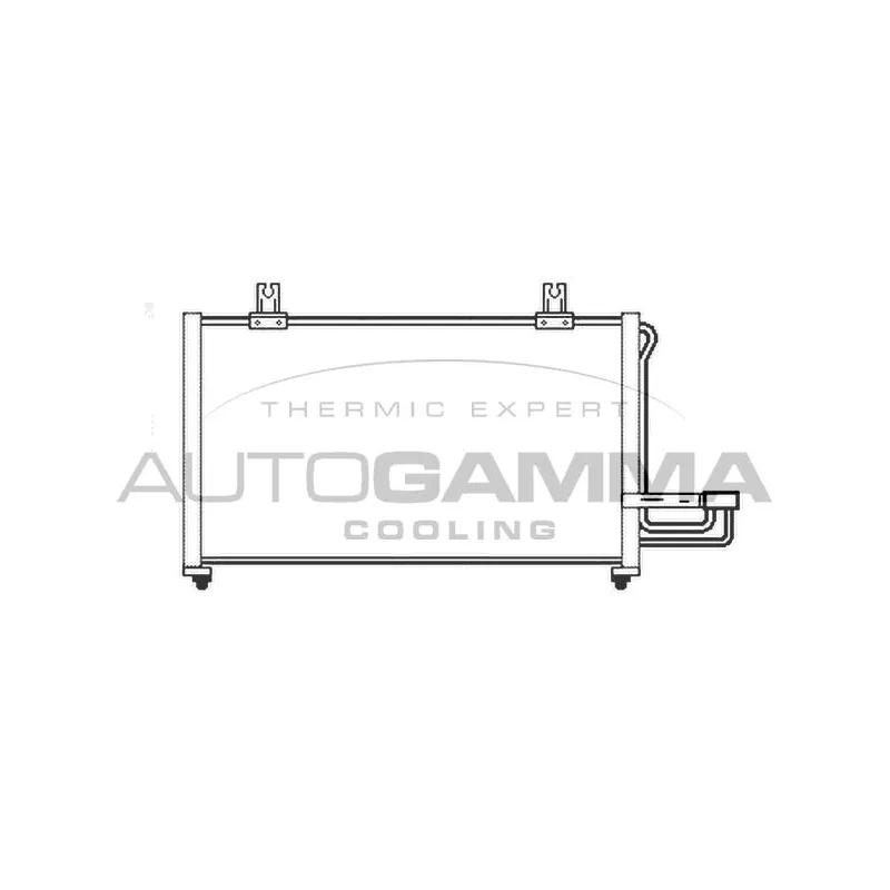 Condenseur, climatisation AUTOGAMMA 102557