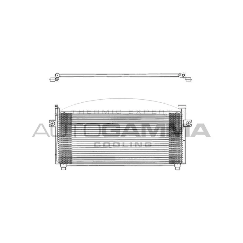 Condenseur, climatisation AUTOGAMMA 102721